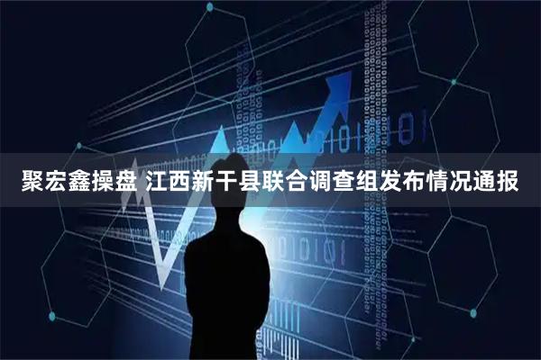 聚宏鑫操盘 江西新干县联合调查组发布情况通报