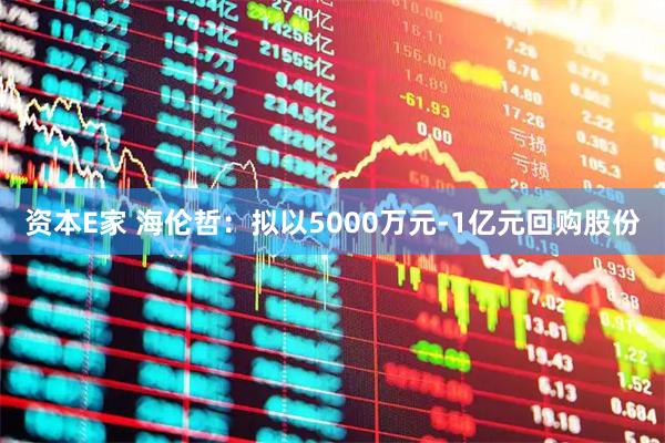 资本E家 海伦哲：拟以5000万元-1亿元回购股份